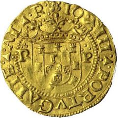 Cruzado `R-P, 7 castles` - João III 3rd type, Porto mint