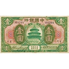 1 Yuan / Dollar Bank of China