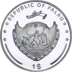 1 Dollar The End of the Papal State 1870