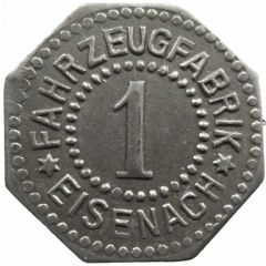 1 Pfennig - Eisenach Fahrzeugfabrik