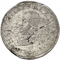 1 Daalder - Philip II with Portugal shield