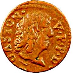 Denier Tournois - Gaston d`Orléans 12th type