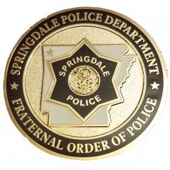 Challenge Coin - Springdale Police Department FOP Arkansas