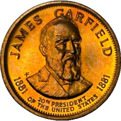 Token - Presidential Hall of Fame James Garfield