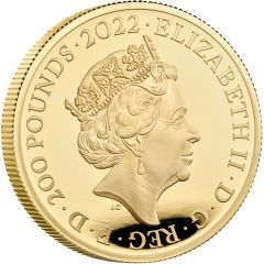 200 Pounds - Elizabeth II George I, Gold Proof