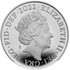 1 Penny - Elizabeth II 5th portrait, Royal Shield, Platinum Proof