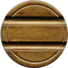 Blank Token with 2 grooves, 23 mm