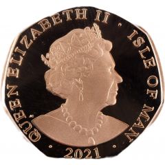 50 Pence - Elizabeth II 95th Birthday - Bust from 2000, Gold