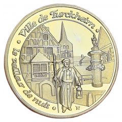 Jeton touristique - Prune - Alsace - Ville de Turckheim