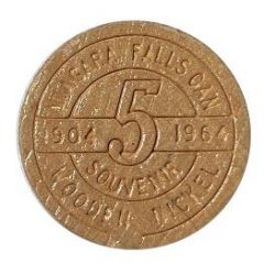 Wooden Nickel - Diamond Jubilee Niagara Falls, Ontario