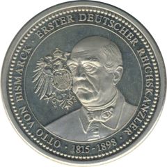 Medal - Höhepunkte der Deutschen Geschichte Otto von Bismarck
