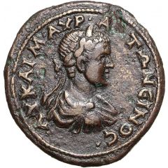 Æ35 - Elagabalus Μ ΑΥ ΕΥΑΝΔΡΟϹ Β Ο ΑΡΧΙΑΤ ΑΡΞ ΚΕΡΑΜΙΗΤΩΝ