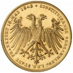 2 Gulden Constitutional Convention, Gold Pattern
