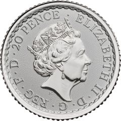 20 Pence - Elizabeth II 5th portrait, 1/10 oz Fine Silver