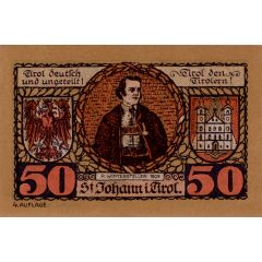 50 Heller St. Johann in Tirol
