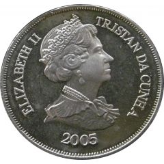 1 Crown - Elizabeth II 4th portrait, VE Day