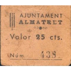 25 Céntimos Almatret