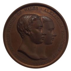 Medal - Marriage of Prince of Wales to Princess Alexandra of Denmark