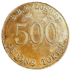 500 francs - Casino SBM/Loews Monte-Carlo