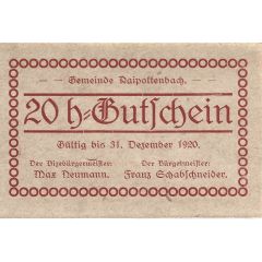 20 Heller Raipoltenbach