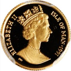 1/2 Crown - Elizabeth II Norwegian Cat