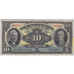 10 Dollars The Dominion Bank