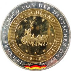 Medal - 10 Years since the stop of the Deutsche Mark