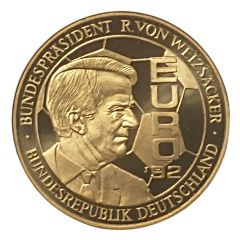 Medallion - UEFA Euro `92 Richard von Weizsäcker
