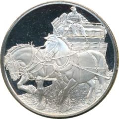 Medallion - Postmasters Centenary of the Shire Horse Society