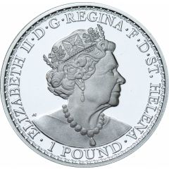 1 Pound - Elizabeth II Una and The Lion - Wyon Design
