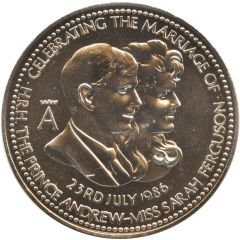 Medal - Wedding of Prince Andrew and Miss Sarah Fergusson