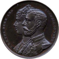 Medal Royal Visit to Yorkshire, bronze