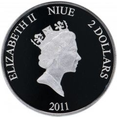 2 Dollars - Elizabeth II St. Mathew and angel