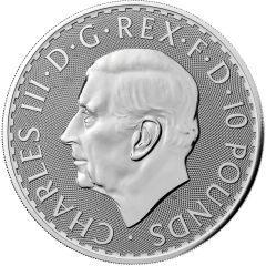 10 Pounds - Charles III 5 oz Fine Silver