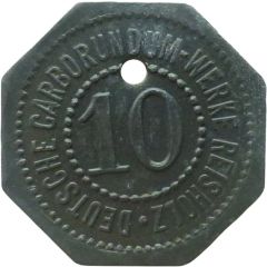10 Pfennigs - Reisholz Deutsche Carborundum Werke