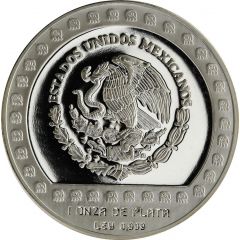 100 Pesos Brasero Efigie - 1 oz Silver Bullion