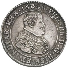 1 Ducaton - Philip IV Second bust, piedfort of double weight