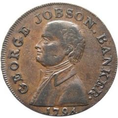1/2 Penny Northamptonshire / Northampton - G. Jobson