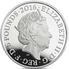 5 Pounds - Elizabeth II Lake District, Silver Proof