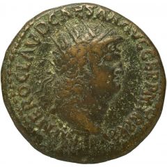 Dupondius - Nero PACE P R VBIQ PARTA IANVM CLVSIT S C