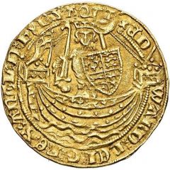 1/2 Noble - Edward III Treaty period, Calais mint