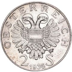 2 Schillings Prince Eugen of Savoy