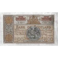 100 Pounds Bank of Scotland