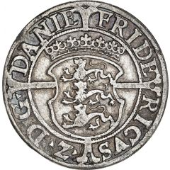 1 Mark Dansk - Frederik II Copenhagen mint