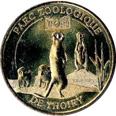 Monnaie de Paris Tourist Token - Thoiry Parc zoologique - Suricates
