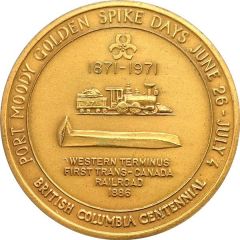 Centennial Dollar - Port Moody Coin Club British Columbia