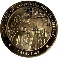 Medal - History of the United States First use of Photography in America