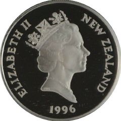 5 Dollars - Elizabeth II 3rd Portrait, Auckland City of Sails