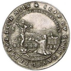 1 Ducat - Francis Josias Silver pattern strike, Death of Christian Ernest