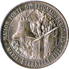 Token - Arthus Bertrand - Tresors de France Maison Forte de Reignac